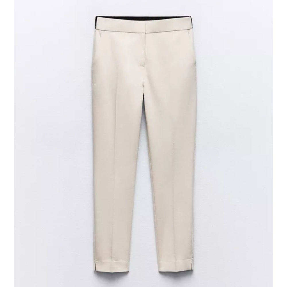 Zara Elegant Cream Trousers